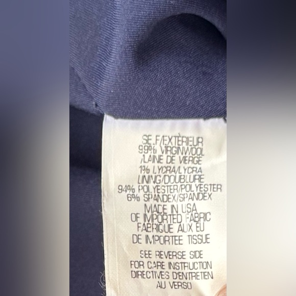 Theory Andorie-Valleius Blazer in Navy Blue - Picture 4 of 5